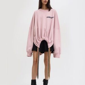 AMBUSH Oversized Printed Multi-Cord Sweatshirt